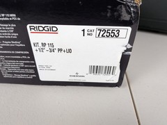 RIDGID RP 115 Mini Press Tool Kit 1/2 in to 3/4 Copper Stainless and 1 Battery