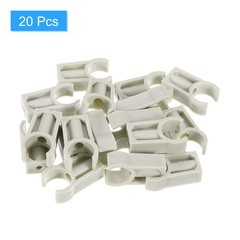 20Pcs U-Shaped Water Pipe Clamp, Fit for 20mm/0.79&Prime; OD, 25mm Height, Grey