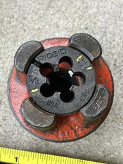 Ridgid 5/8&rdquo; Die Head Pipe Threader