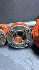 RIDGID 12-R Manual Ratcheting Pipe Threader Set 1/2 3/4 1 1-1/4 NPT Tested