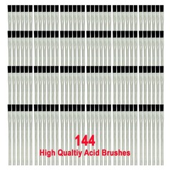 144 Acid Brushes for Adhesives & Flux 6&Prime; length, 3/8&Prime; Brush Width