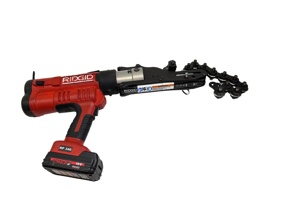 RIDGID RP 340-B 18V Cordless Hydraulic Press Tool/Battery