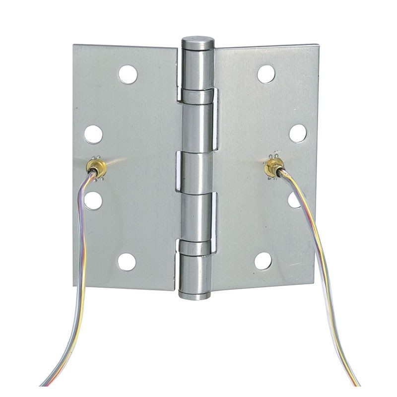 IVES 5BB14-5X4-5630TW8CON Electrified Hinge 4.5&Prime; SS 8 Wire Full Mortise