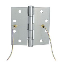 IVES 5BB14-5X4-5630TW8CON Electrified Hinge 4.5&Prime; SS 8 Wire Full Mortise