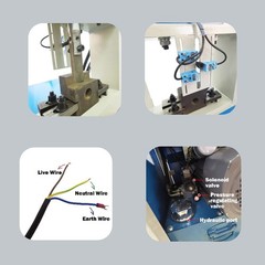 Hydraulic Arc Punching Machine Electric Punching Hole Cutting Machine 2.2kW 220V