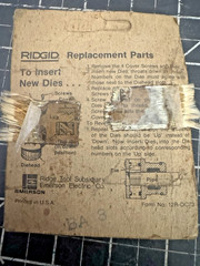 Ridgid 12-R Pipe Threading Dies 1-1/2&rdquo; H.S. Set of 4 &ndash; Ridgid Handheld Die Head