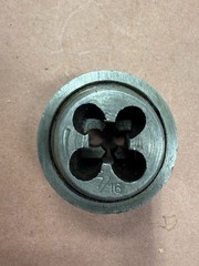 Wells Brothers Company Little Giant Die Head 7/16&Prime; SAE 20 (2&Prime; Handle) USED