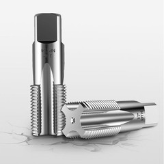 5-Piece NPT Pipe Tap Kit with Heavy-Duty Storage Case, 1/8&Prime;&ndash;3/4&Prime; Tapered Taps