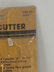 Tool Exchange Pipe Tubing Cutter 1/8&rdquo;- 1-1/8&rdquo; (3-30mm) Alloy Steel Cutting Wheel