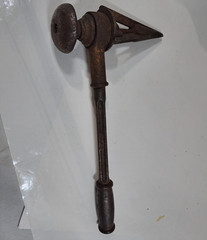 Antique Vintage Mueller Ratcheting Pipe Reamer Cast Iron Plumbing Tool