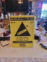 Cherne 262-110 Test Ball Plug, Pneumatic, 10 In, Rubber. New, FreeShipL48