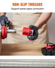 VEVOR Ratchet Pipe Threader Kit with 6 Dies, 1/4&Prime; NPT to 1-1/4&Prime; NPT&hellip;