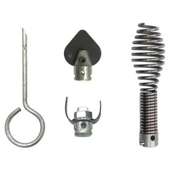 Westward Drain Cleaning Tool Set,2 in Cap,4 Pc 22XP45 Westward 22XP45