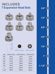Hydraulic Tube Expander Kit HVAC Swaging Tool 3/811/8in CT300
