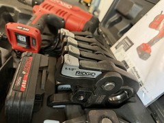 RIDGID RP 340 18V ProPress Press Tool Kit for copper pipe. w/ Jaws 1/2-2&rdquo; 350