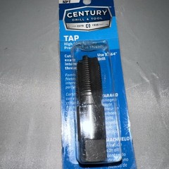 Century Drill & Tool 95203 Carbon Steel Pipe Thread Tap, 3/8-18NPT