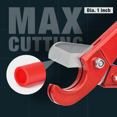 Pex Tubing Cutter for 1/8,1/4, 3/8, 1/2, 3/4-Inch up to 1-Inch Pex Pipe Cutter
