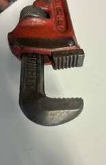 Vintage RIDGID 6&Prime; Pipe Wrench 3/4&Prime; Capacity Ridge Tool Elyria Ohio USA