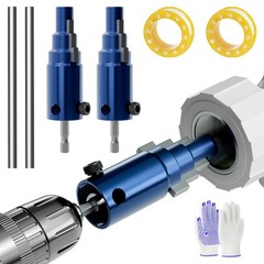 2 Pack Adjustable Broken Pipe Extractor Tool for Electric Drill & Manual Use &ndash; R
