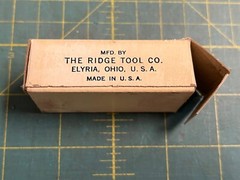 Unused Ridgid Pipe Threader Dies Set: 500B Bolt Dies 7/16&Prime;- 14 N.C (6677)