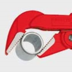 Corner Pipe Wrench 45 Deg 1.5 Inch Chrome Vanadium Steel Rothenberger 70133
