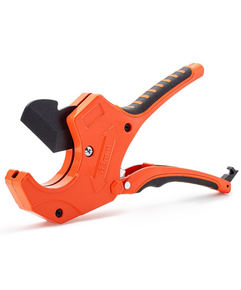 Bates- PVC Pipe Cutter, Cuts up to 2-1/2&Prime;, Orange Ratcheting Cutter&hellip;