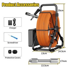 20M Sewer Pipe Inspection Camera, 4.3&Prime; Monitor Drain Sewer Pipeline Endoscope