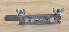 Vtg Chicago Specialty Mfg Flange Flaring Tool Clamp Holder Hardware USA
