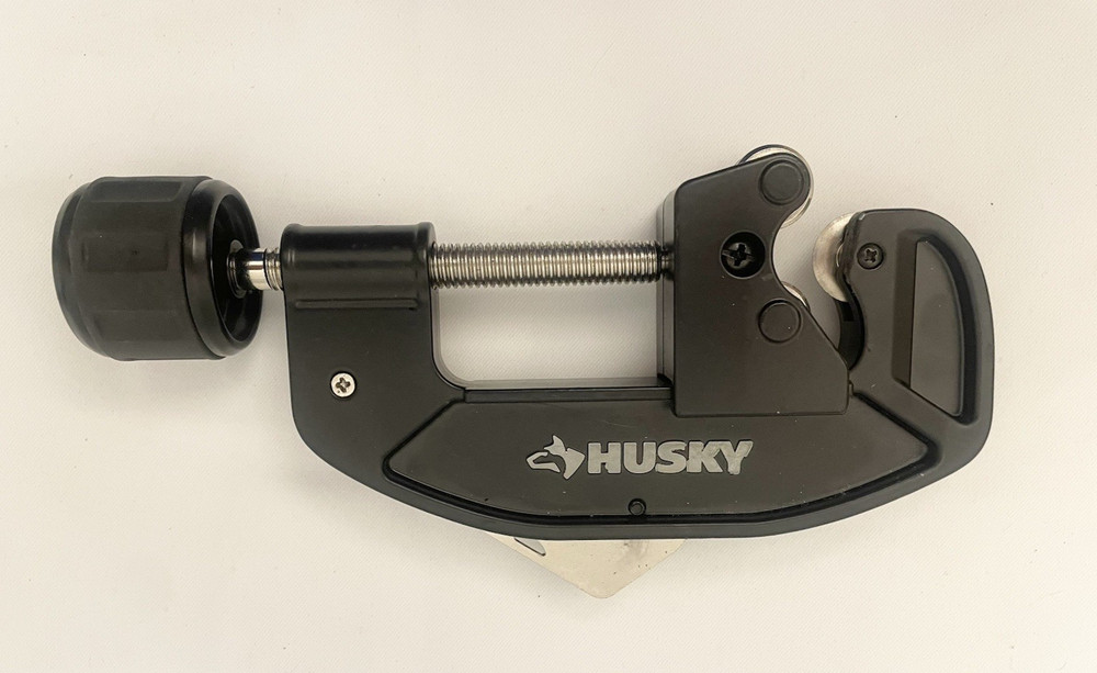 Husky 2-1/8 in Quick-Release Tube Cutter with Fold-Away Reamer and Blade Storage