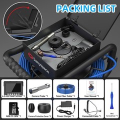 4.3&prime; LCD Monitor Sewer Camera 100FT/30M HD Drain Pipe Inspection Camera 32GB