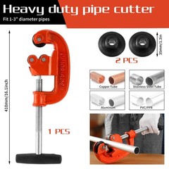Professional Pipe Cutter Tool for 1-3&Prime; Pipes,Heavy Duty Metal Tube Cutter to &hellip;