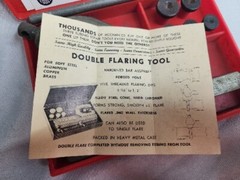 Vintage MAC Tools Double Flaring Tool Kit w Case 3/16&Prime; &ndash; 1/2&Prime; Tube SAE Made USA