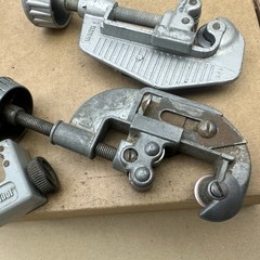 Lot Of 4 General Tools 120 Mark 1 Superior Tubing Pipe Cutter W/ Reamer Made USA