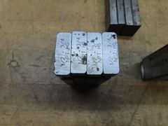 5 used sets of Ridgid NPT universal bolt dies 1/8&Prime;, 1/2&Prime; &ndash; 3/4&Prime;, & 1&Prime; &ndash; 2&Prime;