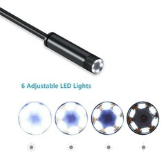 5M 7mm Waterproof Pipe Inspection Camera HD USB Sewer Drain Endoscope-Video-Cam