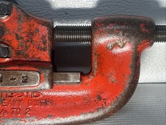 Vintage RIDGID Pipe Cutter No. 2 Heavy Duty 1/8&Prime; To 2&Prime; Ridge Tool Co No 1-2