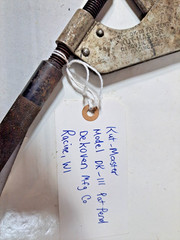 Vintage DeKoven Kut-Master Pipe Cutter No. DK-111 Tool 11-15/16&Prime; Long USA