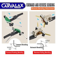 Ratcheting Tube Bender 1/4-7/8in 90&deg; HVAC Tool