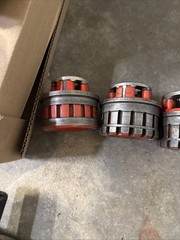RIDGID Set Lot 1/2&rdquo;-1 1/2&rdquo; 12r Threading Threader Die Set Kit 1A Pipe Cutter