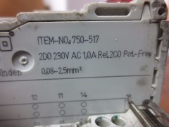 WAGO 750-600, 750-517, 750-430, 750-602, 750-530, 750-347 ASS&rsquo;Y (QTY&rsquo;s BELOW)