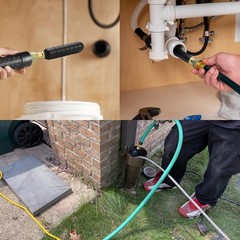 3PCS Drain Bladder Unclogger Main Sewer Line,Water-Powered Drain Cleaning Bla&hellip;