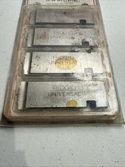RIDGID 47785 Stainless Pipe Dies 1/2&Prime;-3/4&Prime; NPT High Speed Universal Lightly Used