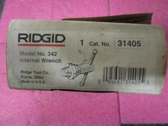 Ridgid 31405 342 Internal Wrench 4 1/2&Prime;, 1&Prime; &ndash; 2&Prime; Pipe Capacity, 15/8 lbs