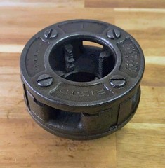 Ridgid Tool Die Head Manual Pipe Threader Ratchet 00-R 00R Size 1&Prime; Made In USA