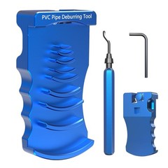 9-In-1 PVC Pipe Deburring Tool, Adjustable Chamfer Tool 0.5&Prime;&ndash;4&Prime;, PVC Pipe Reamer