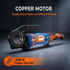 Electric Pipe Threader, 2300W 120V Hand-Held Pipe Threading Machine with 4 NPT D