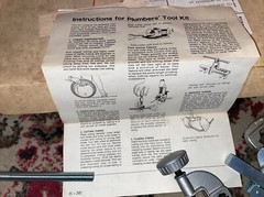 Vintage General Plumbing Tool Set S-158 Bending Flaring and Cutting Tools