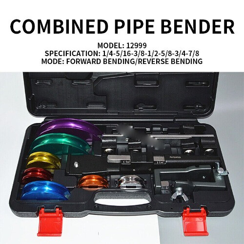 Manual Copper Pipe Bending Machine Air Conditioning Refrigeration Tools 12999