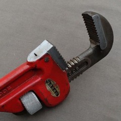HIT Deluxe 300mm Pipe Wrench &ndash; Heavy Duty Drop Forged Japan Tool &ndash; Used
