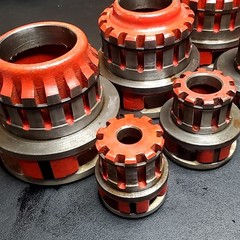 Ridgid 12-R Pipe Threader &ndash; 6 Die &ndash; Head Set 12R Threading Dies &ndash; 3/8&Prime; &ndash; 2&Prime;